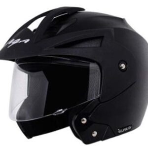VEGA Crux Open Face Black Helmet