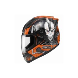SOL - SL-68S II Metal Man Matt black orange Helmet
