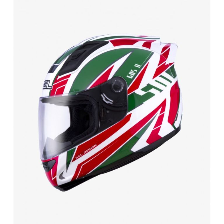 SOL SL-68S II Assault White Green Gloss Helmets