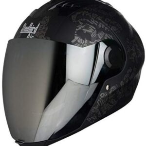 Steelbird SBA-2 Strength Matt Black With Grey (ONE EXTRA TRANSPARENT VISOR )