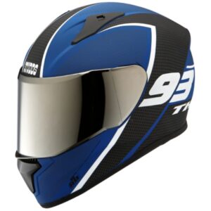 Studds Thunder D3 N6 C/L  Helmet  (Matt Blue)