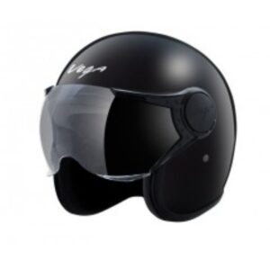 VEGA Jet W/Visor Black Helmet