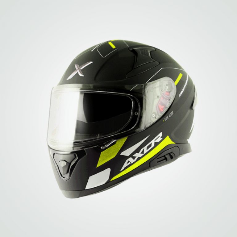 AXOR APEX TURBINE D/V DULL BLACK NEON GREY HELMET