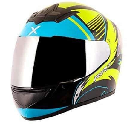 AXOR RAGE RR3 DULL BLACK NEON YELLOW HELMET - Image 3