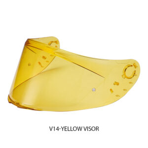 MT - V14 Pin-lock ready HD Yellow Visor