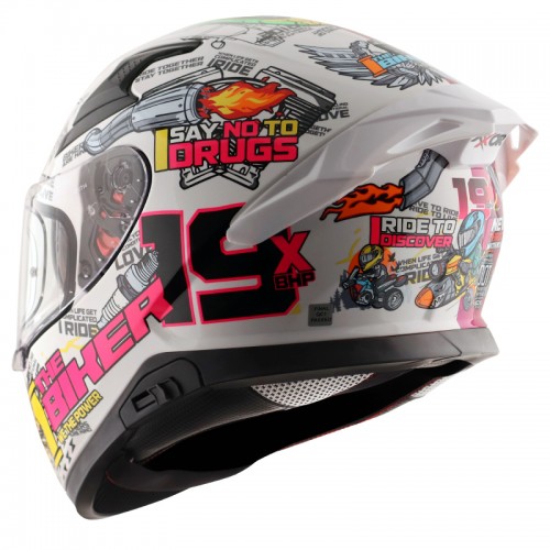 AXOR APEX xBhp #theNineteen HELMET (Pink White) - Image 5