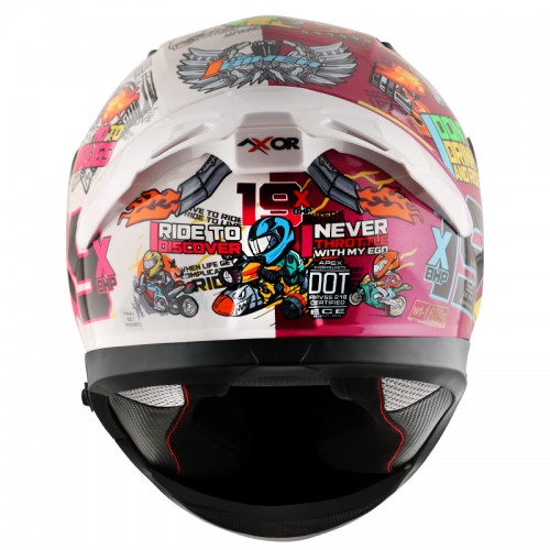 AXOR APEX xBhp #theNineteen HELMET (Pink White) - Image 6
