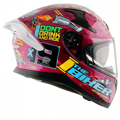 AXOR APEX xBhp #theNineteen HELMET (Pink White) - Image 8