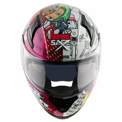 AXOR APEX xBhp #theNineteen HELMET (Pink White) - Image 9