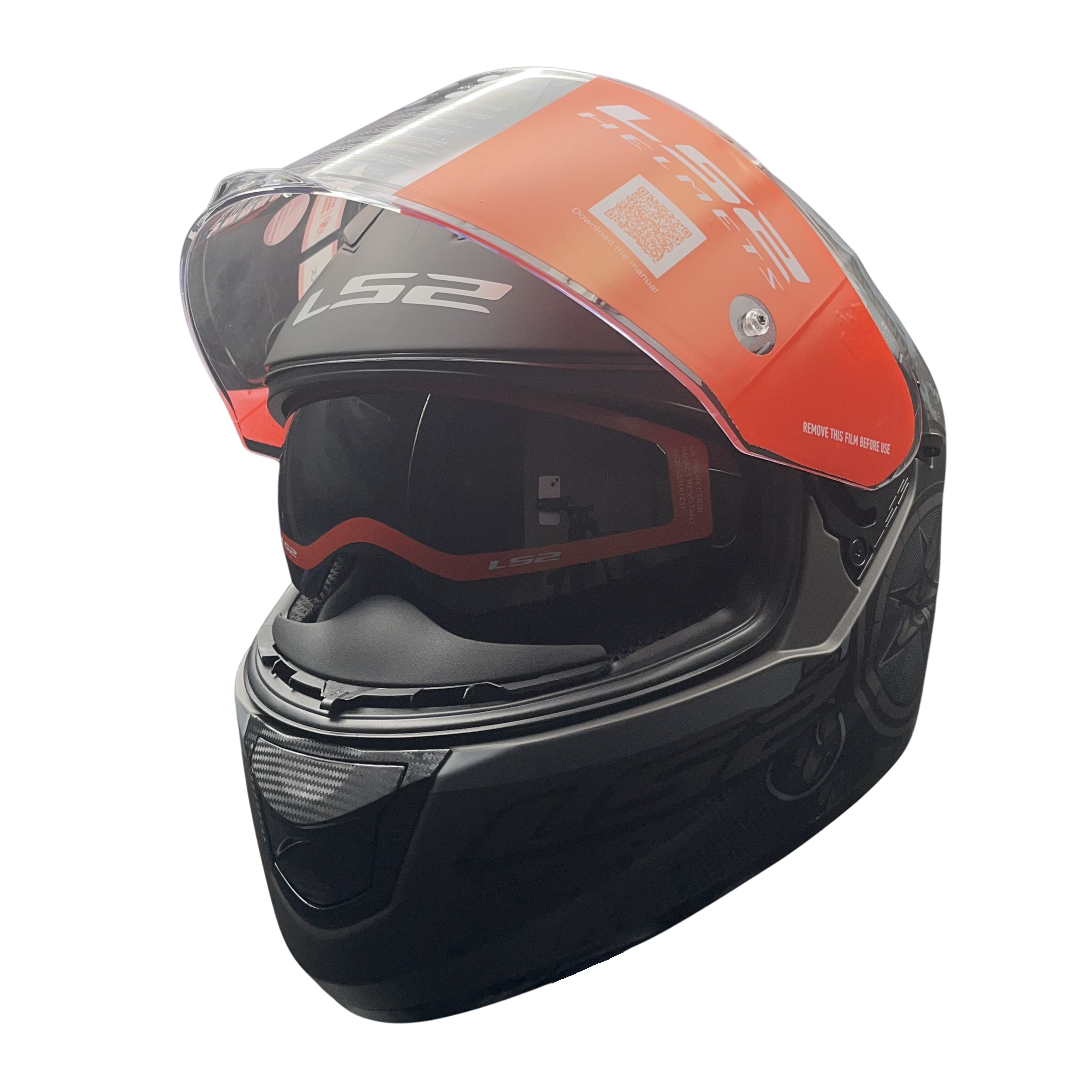 LS2 FF320 STREAM EVO VIATOR D-RING (MATT BLACK 7C GRAY) - Image 11