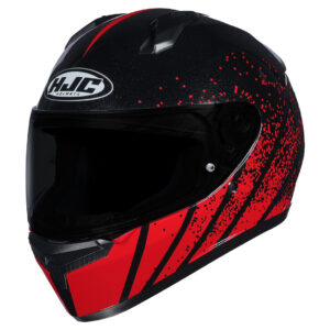 HJC C10 Haven Helmet ( Black & Red)