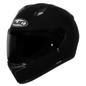 HJC C10 Solid Black Helmet (Black)