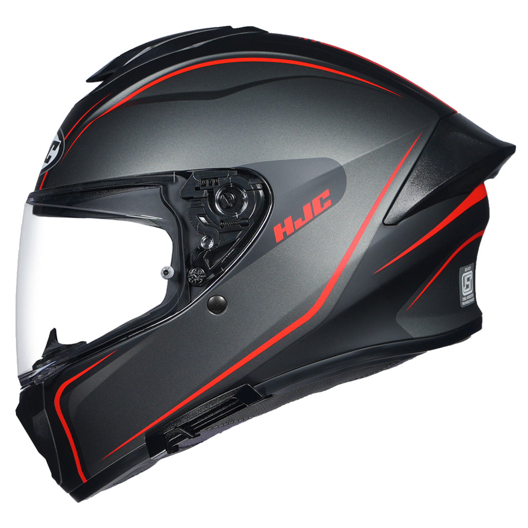 HJC C71 (C7X) Quez Helmet (Red) - Image 5