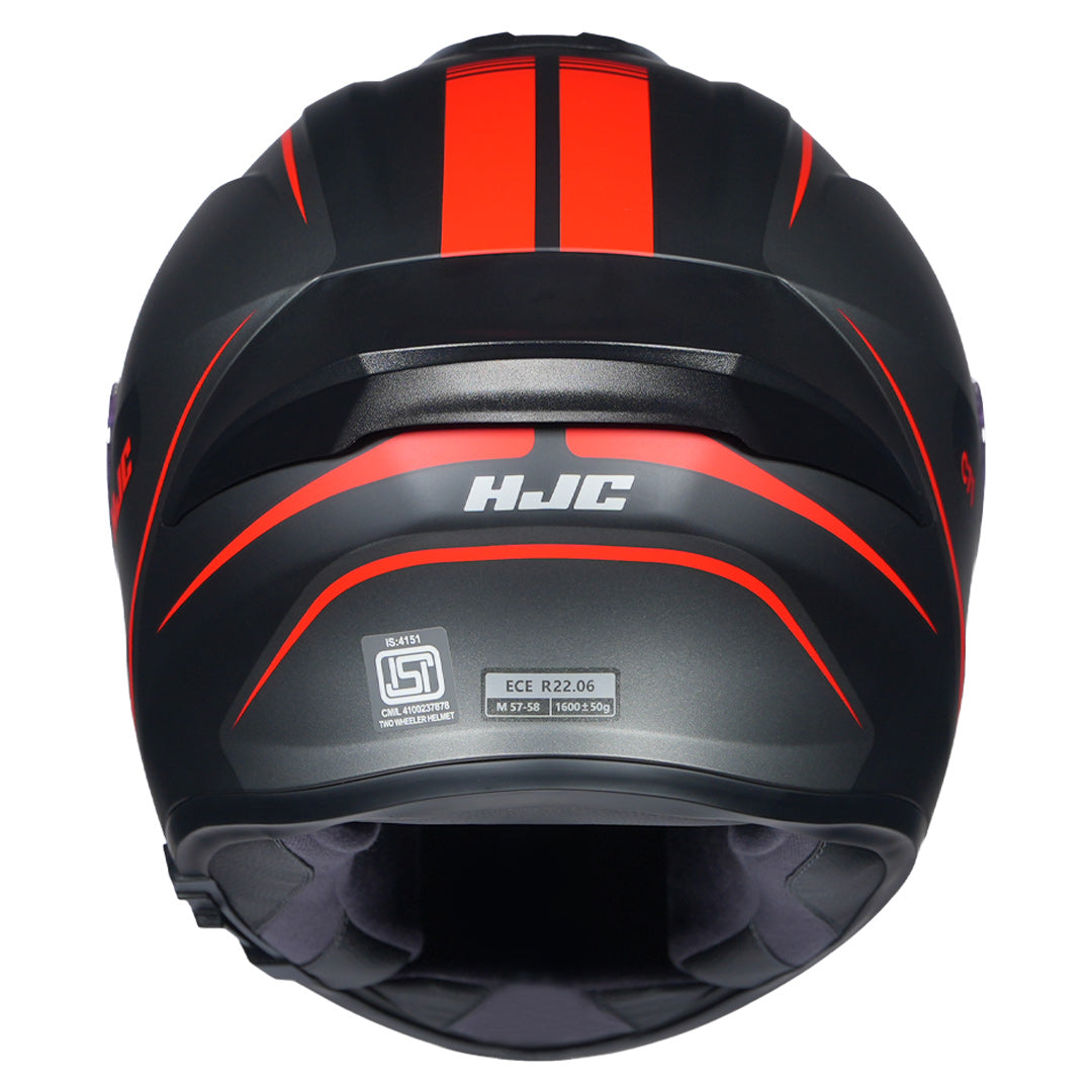 HJC C71 (C7X) Quez Helmet (Red) - Image 4