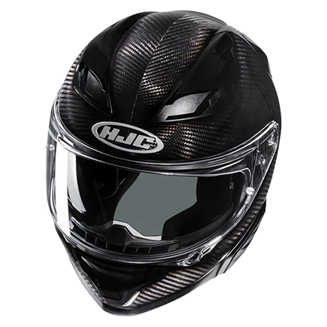 HJC F71 (F7X) Carbon Solid Helmet ( Black ) - Image 3