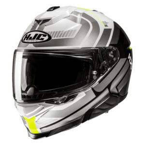 HJC I71 Viz Helmet ( Grey & Fluorescent Green)