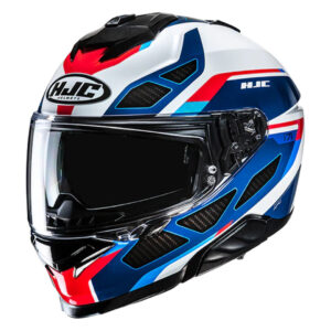 HJC I71 Zest Helmet (White Red & Blue)