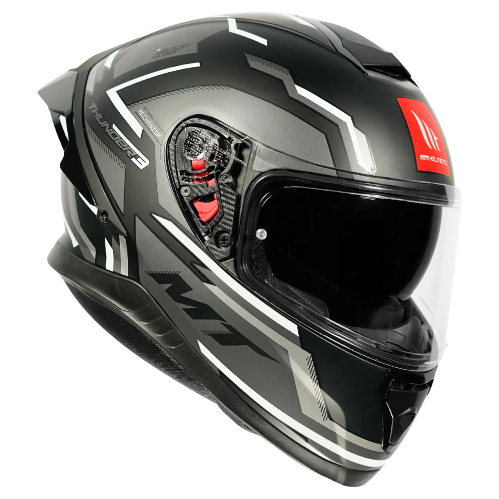 MT Thunder3 Pro Blaze Helmet(Matt Black) - Image 3