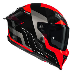 Korda Icon Nyx Helmet (Red)