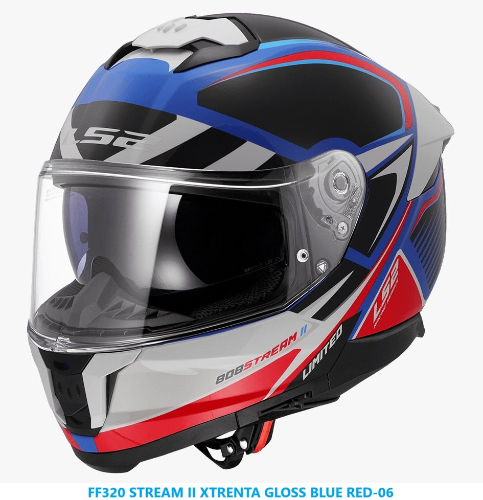 LS2 FF320 STREAM II XTRENTA GLOSS BLUE RED