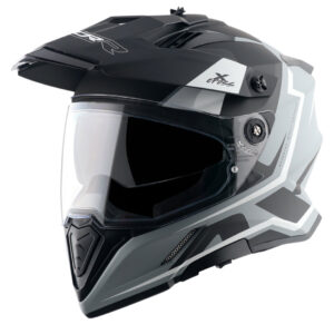 X-Cross Dual Visor Flagstaff Helmet (DULL NARDO GREY BLACK)