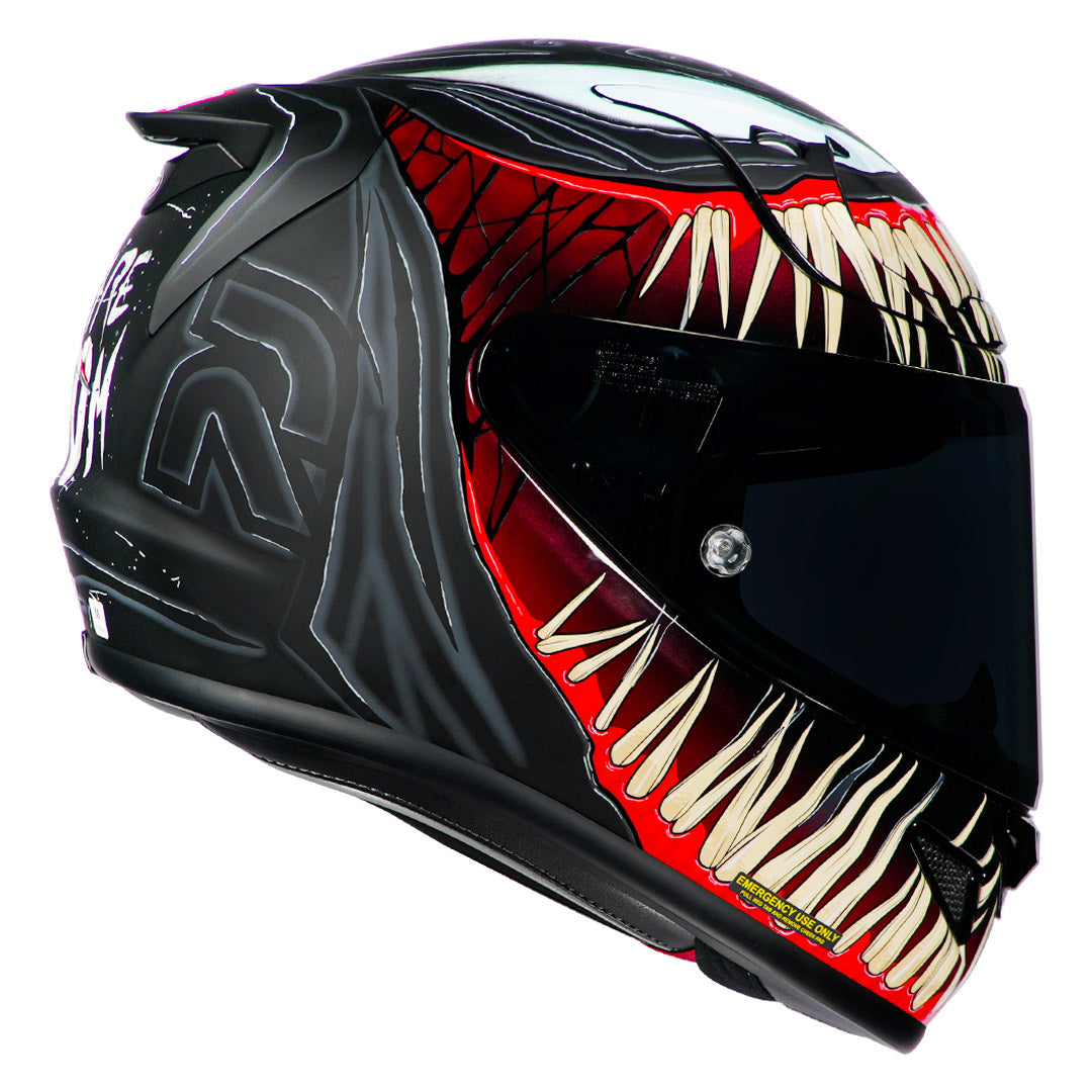 HJC RPHA SERIES 12 VENOM 3 MARVEL (Black & Red) - Image 3