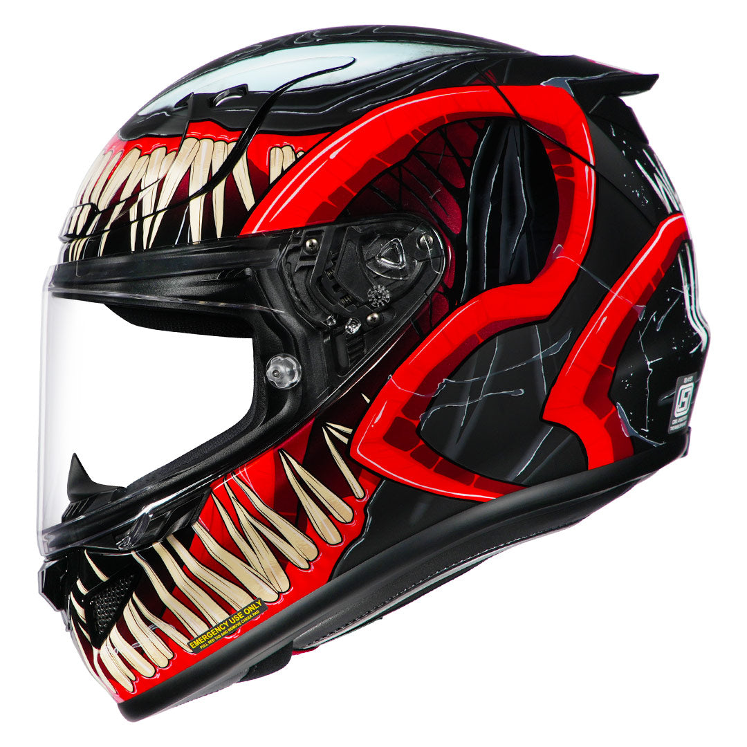 HJC RPHA SERIES 12 VENOM 3 MARVEL (Black & Red) - Image 7