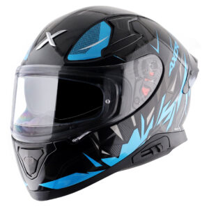 Apex Hunter Helmet (BLACK NEON BLUE)