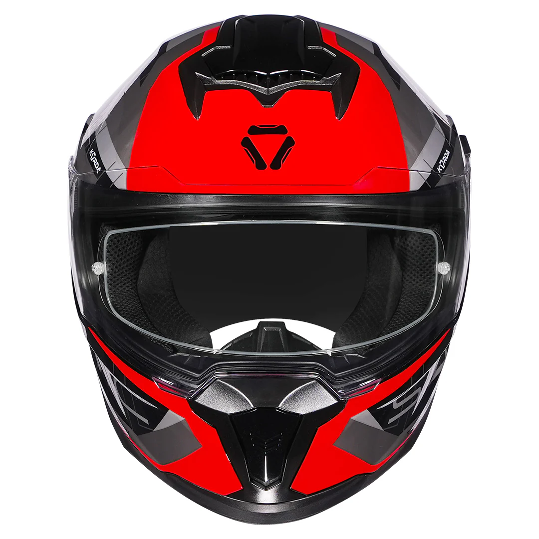 Korda Sonic GP Roadlion Helmet (GLOSS RED) - Image 7