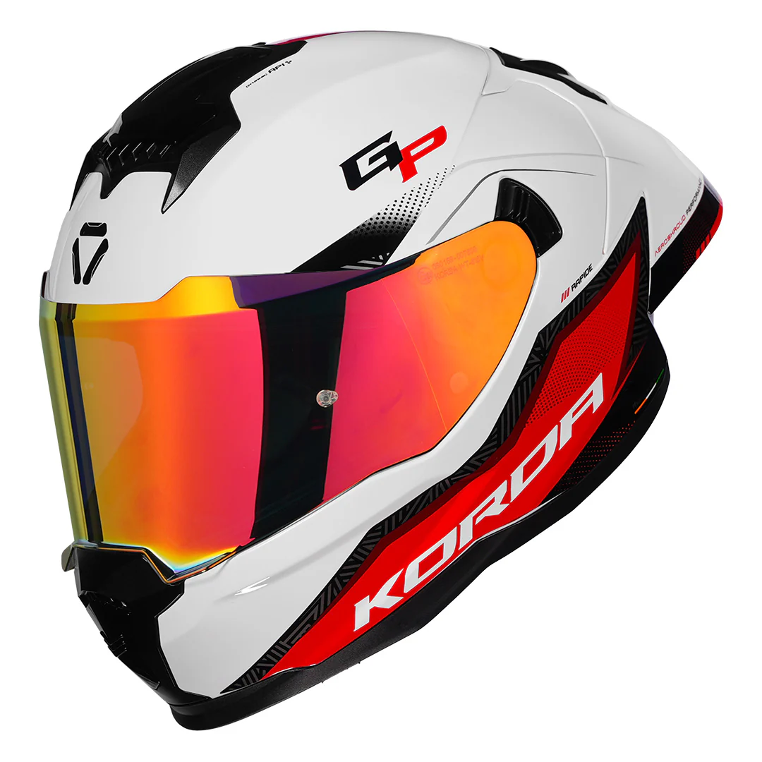 Korda Sonic GP Rapide Helmet (Red) - Image 2
