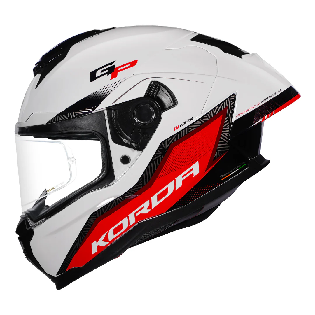 Korda Sonic GP Rapide Helmet (Red) - Image 3