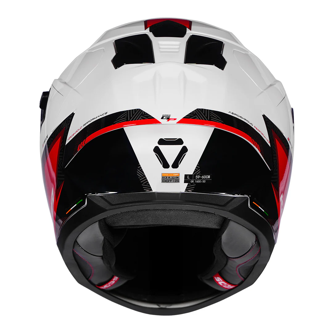 Korda Sonic GP Rapide Helmet (Red) - Image 6