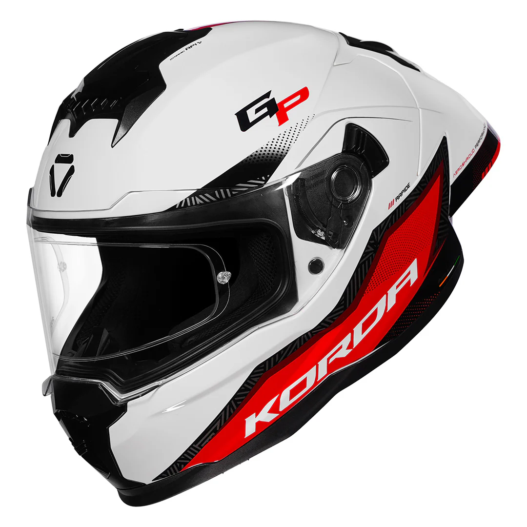 Korda Sonic GP Rapide Helmet (Red) - Image 8