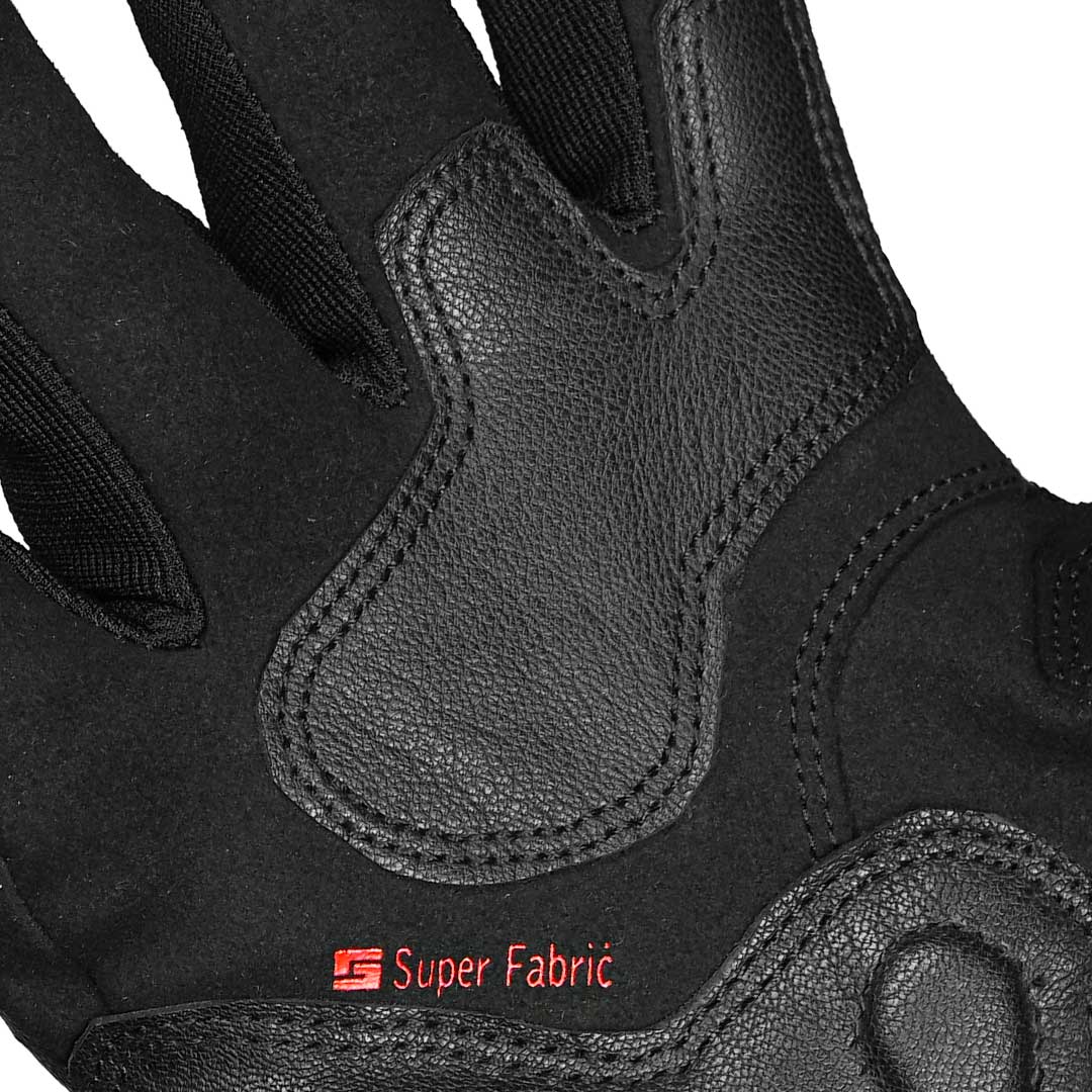 Korda Hybrid Riding Gloves (Black) - Image 4