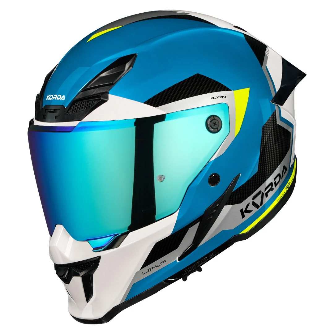Korda Icon Lemur Helmet (Blue) - Image 3