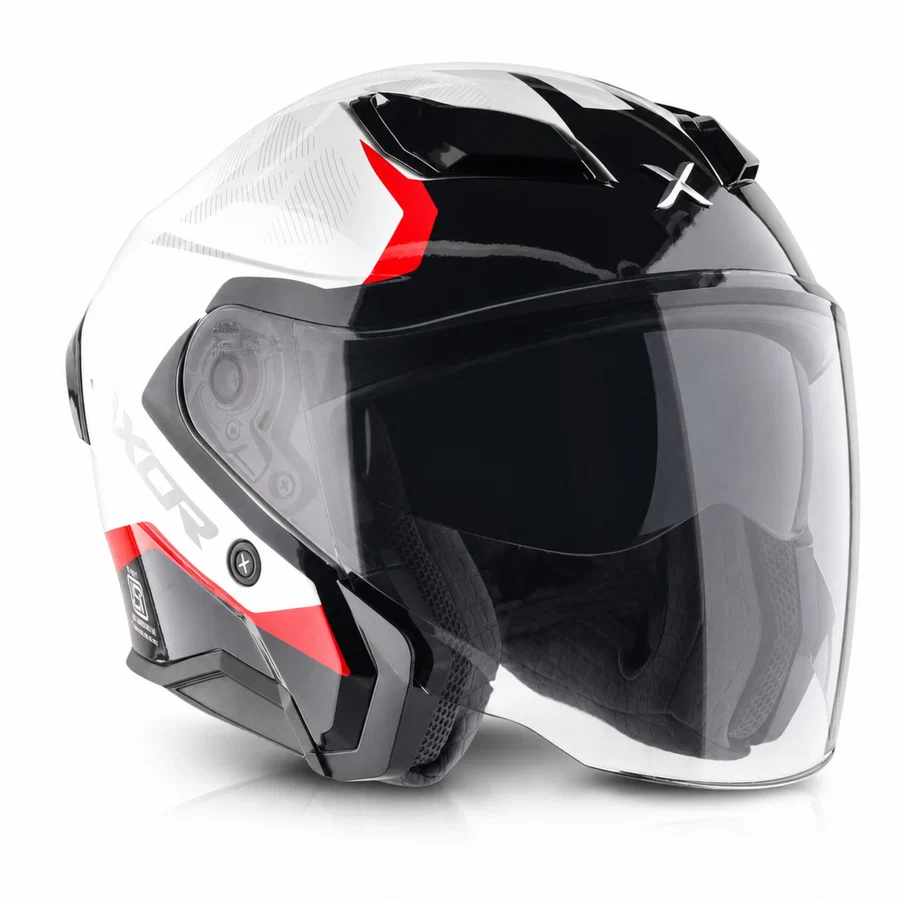 Axor Kylo Ray Helmet(WHITE RED) - Image 4