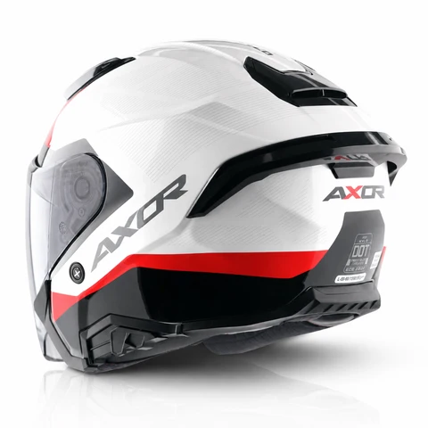 Axor Kylo Ray Helmet(WHITE RED) - Image 5