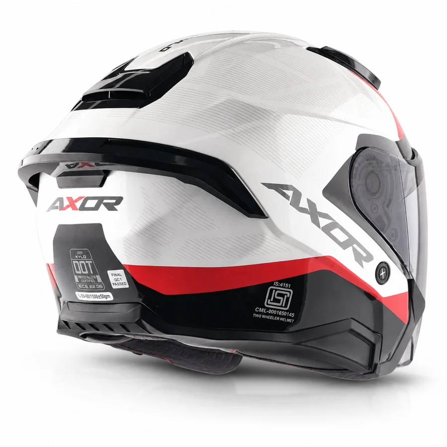 Axor Kylo Ray Helmet(WHITE RED) - Image 7