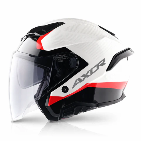 Axor Kylo Ray Helmet(WHITE RED) - Image 9