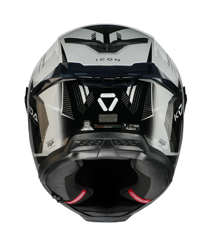 Korda Icon Strike Helmet (Gloss Grey) - Image 6